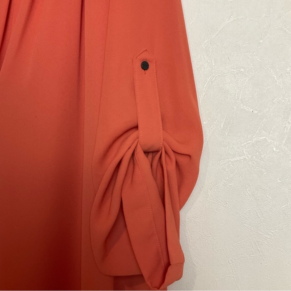 Mossimo Supply Co. Orange Blouse - Picture 5 of 8